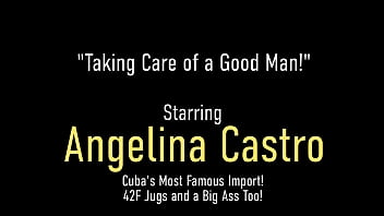 Curvy Cuban Export Angelina Castro gets a yummy cummy reward all over her face after sucking dick and getting pussy fucked like a busty cowgirl! Full Video & Angelina Live @ AngelinaCastroLive.com!